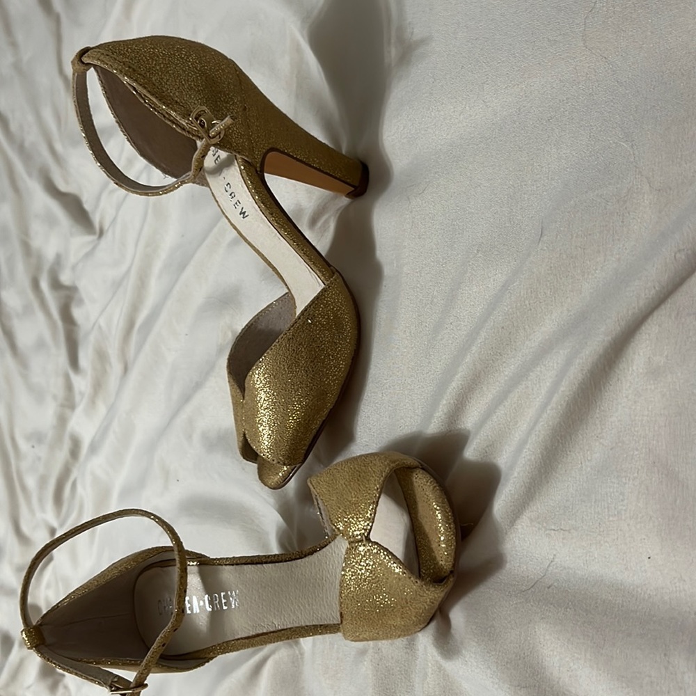 Cute gold shoes
